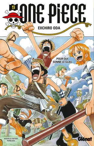 Couverture du tome 5 de One Piece - Pour qui sonne le glas