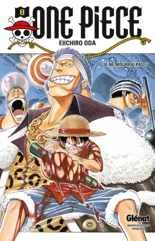 Couverture du tome 8 de One Piece - Je ne mourrai pas