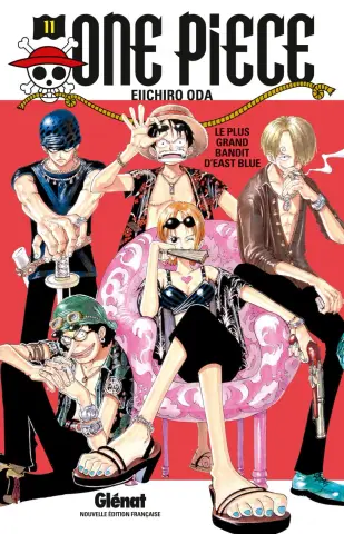 Couverture du tome 11 de One Piece - Le plus grand bandit d'East Blue
