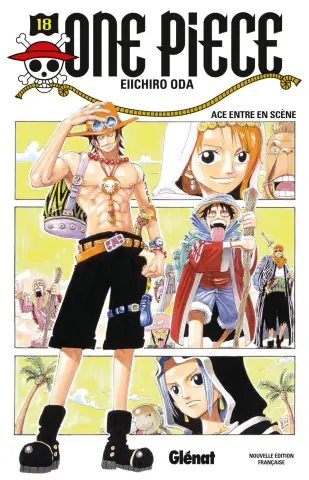 Couverture du tome 18 de One Piece - Ace entre en scène