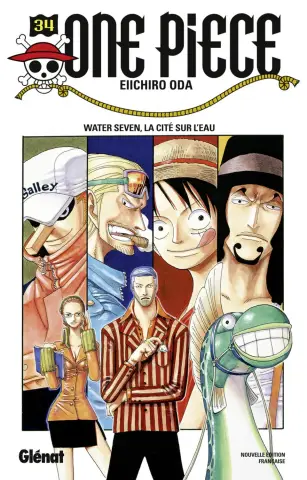 Couverture du tome 34 de One Piece - Water Seven, la cité sur l'eau