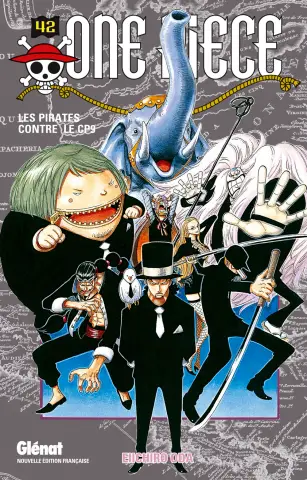 Couverture du tome 42 de One Piece - Les pirates contre le CP9