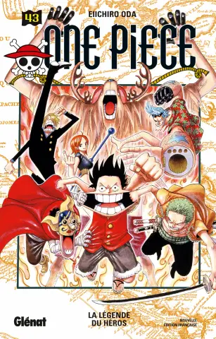 Couverture du tome 43 de One Piece - La légende du héros