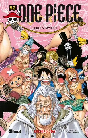 Couverture du tome 52 de One Piece - Roger et Rayleigh