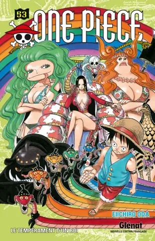 Couverture du tome 53 de One Piece - Le tempérament d'un roi