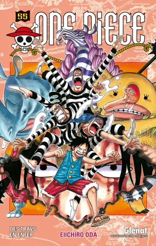 Couverture du tome 55 de One Piece - Un travesti en Enfer