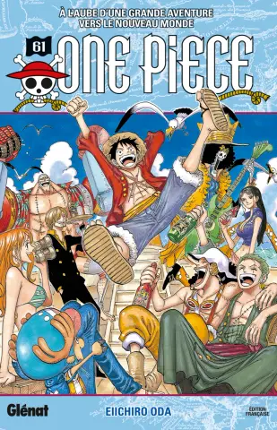 Couverture du tome 61 de One Piece - À l'aube d'une grande aventure vers le nouveau monde