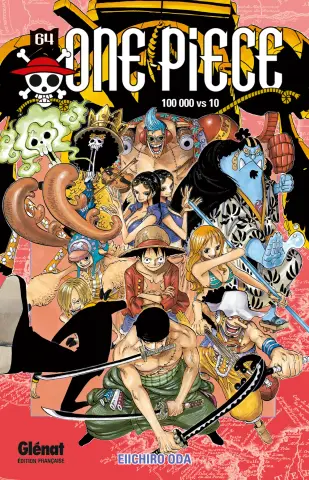 Couverture du tome 64 de One Piece - 100 000 vs 10