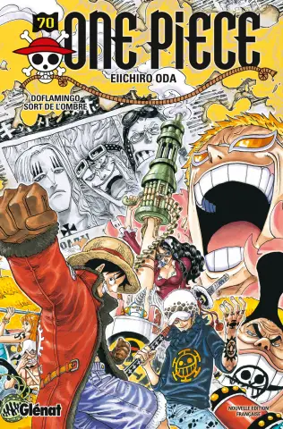 Couverture du tome 70 de One Piece - Doflamingo sort de l'ombre