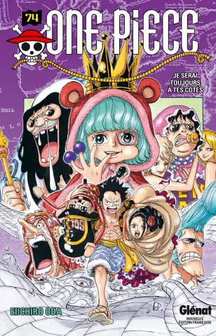 Couverture du tome 74 de One Piece - Je serai toujours à tes côtés
