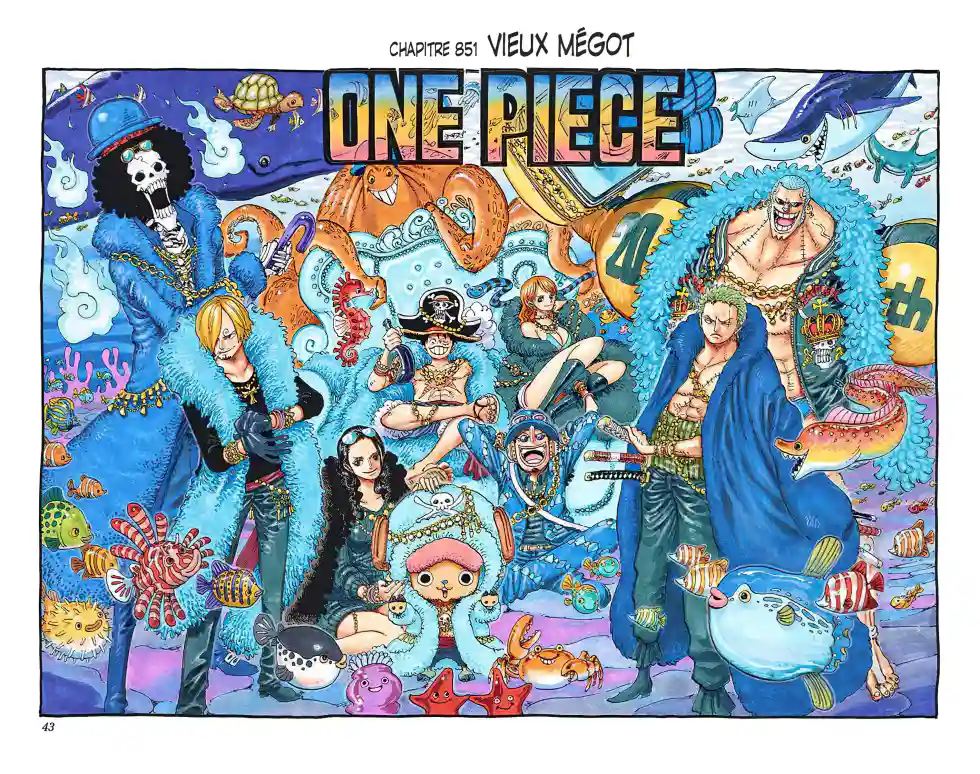 Scan 851 One Piece VF - Arc Whole Cake Island - Page 1