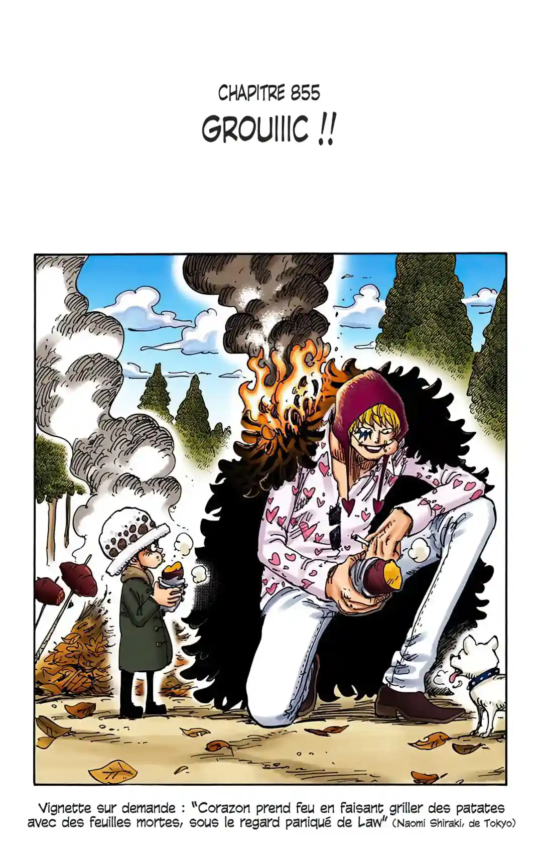 Scan 855 One Piece VF - Arc Whole Cake Island - Page 1