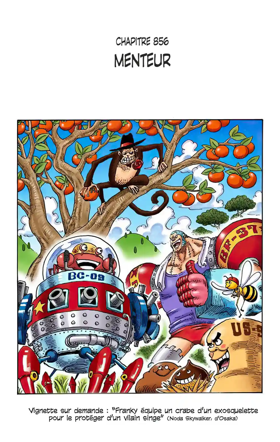Scan 856 One Piece VF - Arc Whole Cake Island - Page 1