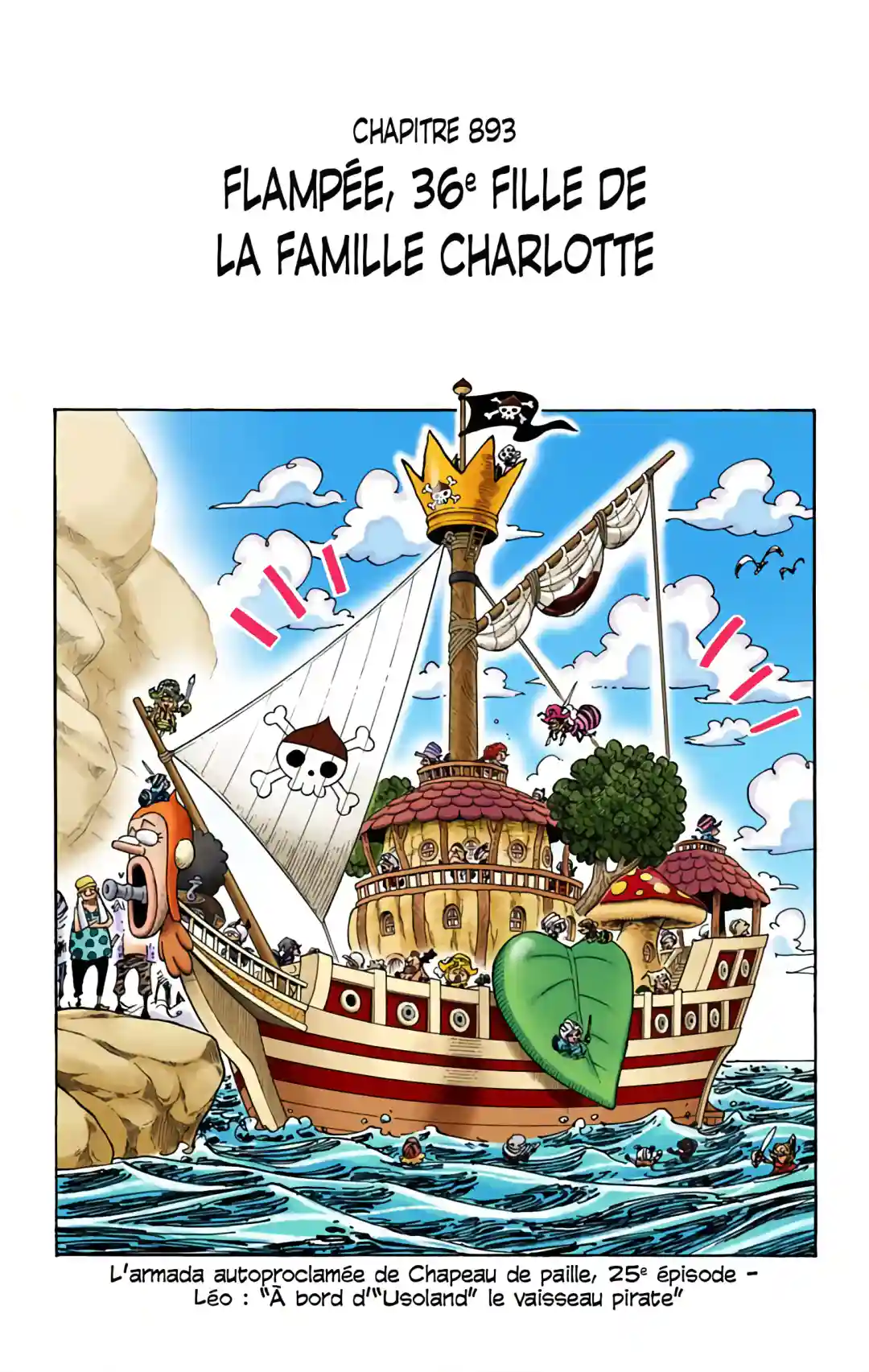 Scan 893 One Piece VF - Arc Whole Cake Island - Page 1